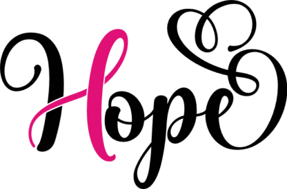 Hope sign Free SVG File for Members - Breast Cancer Awareness T-shirt Design