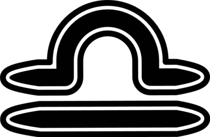 Libra symbol free svg file for members - clipart image, sticker, zodiac svg