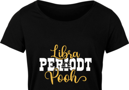 Libra periodt pooh free svg file for members, birthday t-shirt design