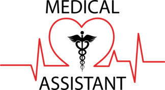 Medical assistant, heart wave and Caduceus snake symbol free svg file for members, tshirt design