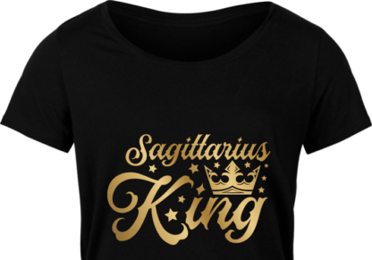 Sagittarius king free svg file for members - golden png for sublimation, zodiac svg for tshirt