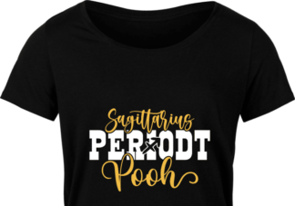Sagittarius periodt pooh free svg file for members, birthday t-shirt design