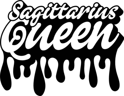 Sagittarius queen free svg file for members - drippy design, birthday gift for her