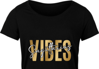 Sagittarius vibes free svg file for members - golden png for sublimation, zodiac svg for tshirt