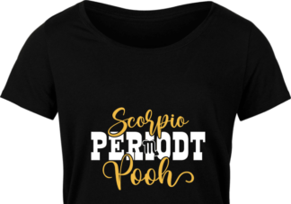 Scorpio periodt pooh free svg file for members, birthday svg for t-shirt