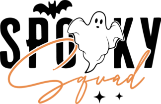Spooky Squad SVG, Halloween T-shirt Design, Free SVG File for Members