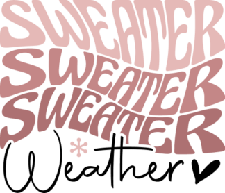 Fall SVG Design for tshirt, Sweater Weather, echo text, Free SVG File