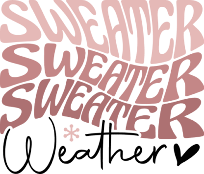 Fall SVG Design for tshirt, Sweater Weather, echo text, Free SVG File