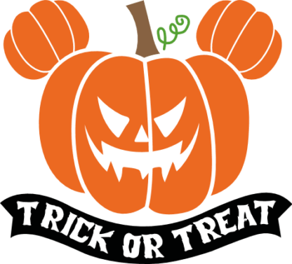 Trick or treat free svg file for members, scary pumpkin, halloween tshirt design