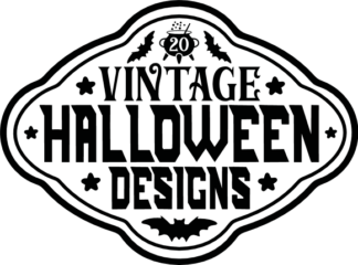 Vintage Halloween designs free svg file, Halloween decor, stickers