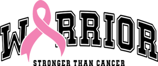 Warrior stronger than cancer free svg file for members, breast cancer awareness, tshirt design