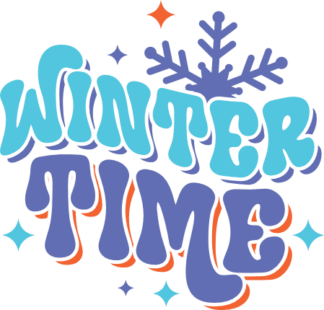 Winter Time Free SVG File for Members - Sweatshirt Design