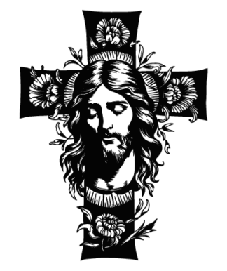 Jesus Cross Free SVG File for Members - Christian tshirt design