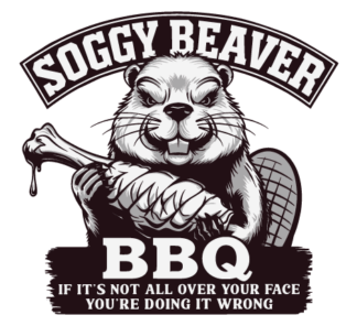 Soggy Beaver BBQ Free SVG File for Members - Funny bbq tshirt design
