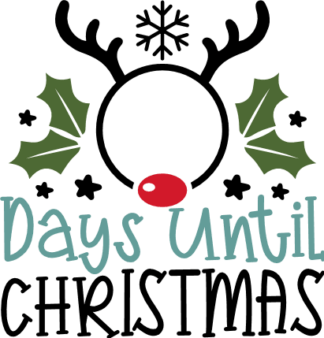 Days until christmas Free SVG File for members - Holiday Countdown sign
