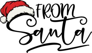 From Santa Free SVG File for Members - Christmas Gift Tag