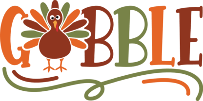 Gobble sign Free SVG File for Members - thanksgiving day tshirt design