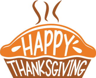 Happy thanksgiving, pumpkin pie Free SVG File for Members - thanksgiving day decor