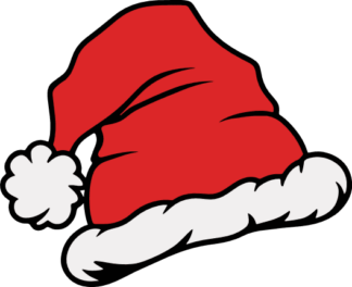 Santa Hat Free SVG File for Members - Christmas decoration, Santa Claus Hat Clipart Image