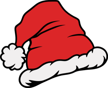 Santa Hat Free SVG File for Members - Christmas decoration, Santa Claus Hat Clipart Image