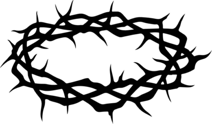 Crown of Thorns Free SVG File for Members - Religious Clipart Image