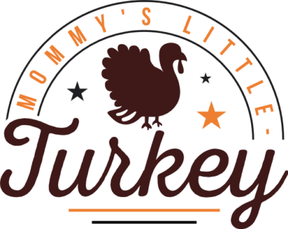 Mommy’s Little Turkey Free SVG File for Members - Thanksgiving Day baby onesie design
