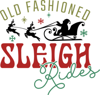 Old Fashioned sleigh rides, Free SVG File for Members - Christmas sleigh ride sign
