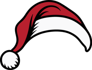 Santa Claus Hat Free SVG File for Members - Christmas decoration, Santa Hat Clipart Image