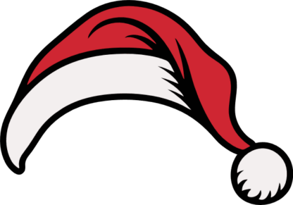 Santa Claus Hat Free SVG File for Members - Christmas decoration, Santa Hat Clipart Image