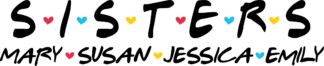 Sisters sign Free SVG File for Members - customized sisters mug design