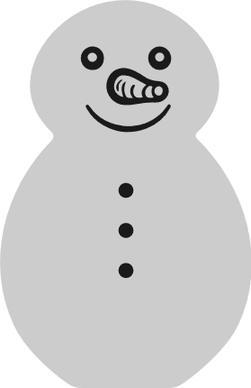 Snowman Free SVG File for Members - winter decor, snowman clipart image
