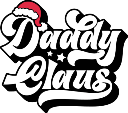 Daddy Claus Free SVG File for Members - Christmas Tshirt Design for dad