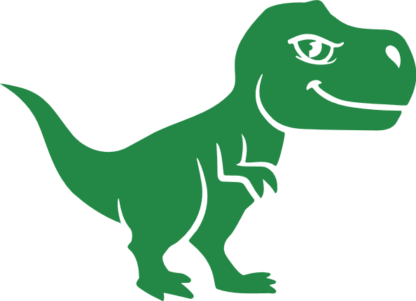 Cute T-rex Dinosaur Free SVG File for Members - Dino Tyrannosaurs Clipart Image