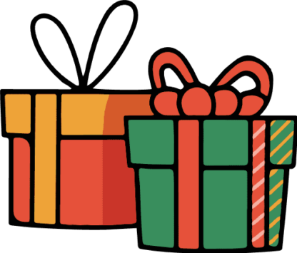 Gift Box Free SVG File for Members - Giftbox Clipart Image, Christmas Decoration