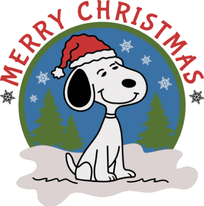 Merry Christmas Free SVG File for Members - Holiday tshirt design for pet lover