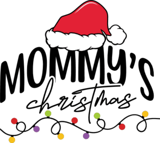 Mommy’s Christmas Free SVG File for Members - Holiday tshirt design for mama