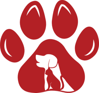 Dog and Cat in Paw Print Free SVG File for Members - Adorable Pet Lovers tshirt design