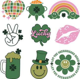 St. Patrick’s Day Cliparts, Lucky Free SVG File for Members - tote bag design