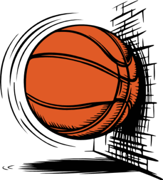 Basketball Smash free svg file for members - sports svg, basketball clipart image