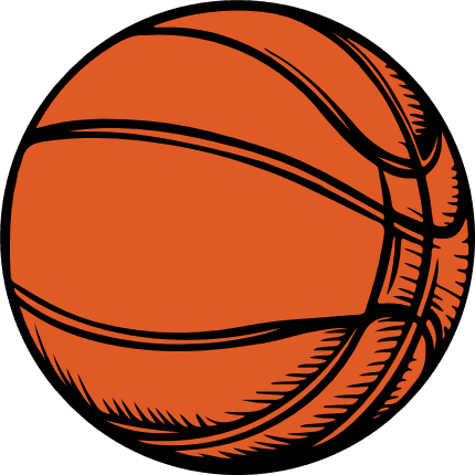 Basketball ball free svg file for members - sports svg, basketball clipart image