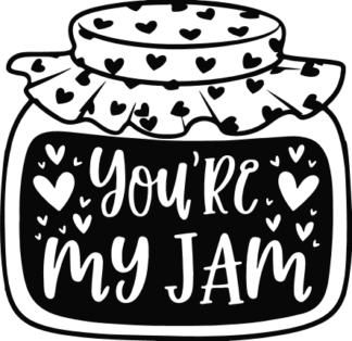 You’re My Jam Free SVG File for Members - Cute Valentine’s Day gift