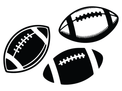 American Football silhouette Free SVG File Bundle - Sports Clipart