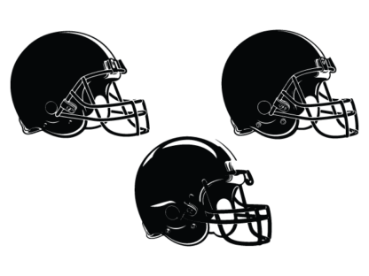 American football helmet free svg file bundle for members, sports clipart image