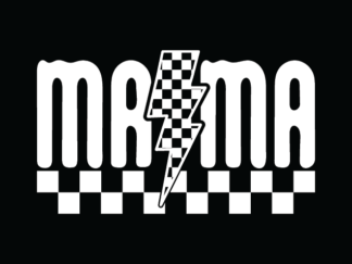Mama, checkered pattern design Free SVG File for Members – mother's day gift