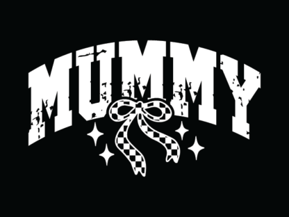 Mummy ribbon bow design Free SVG File for Members – Mother's Day gift