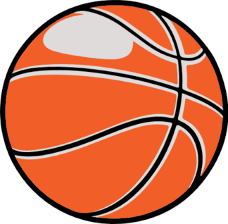 Basketball ball Free SVG File for Members – Sports clipart image