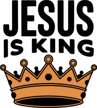 Jesus Is King, Crown Free SVG File for Members – Christian Tshirt Design