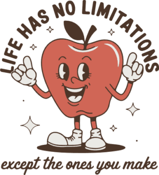 Inspirational Quotes SVG, Life Has No Limitations, except the ones you make Free SVG File for Members