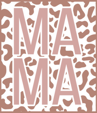 Mama Leopard Print Free SVG File for Members - tumbler design, gift for mom