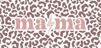 Mama Leopard Print, mother's day svg design for tote bag - Free SVG File for Members